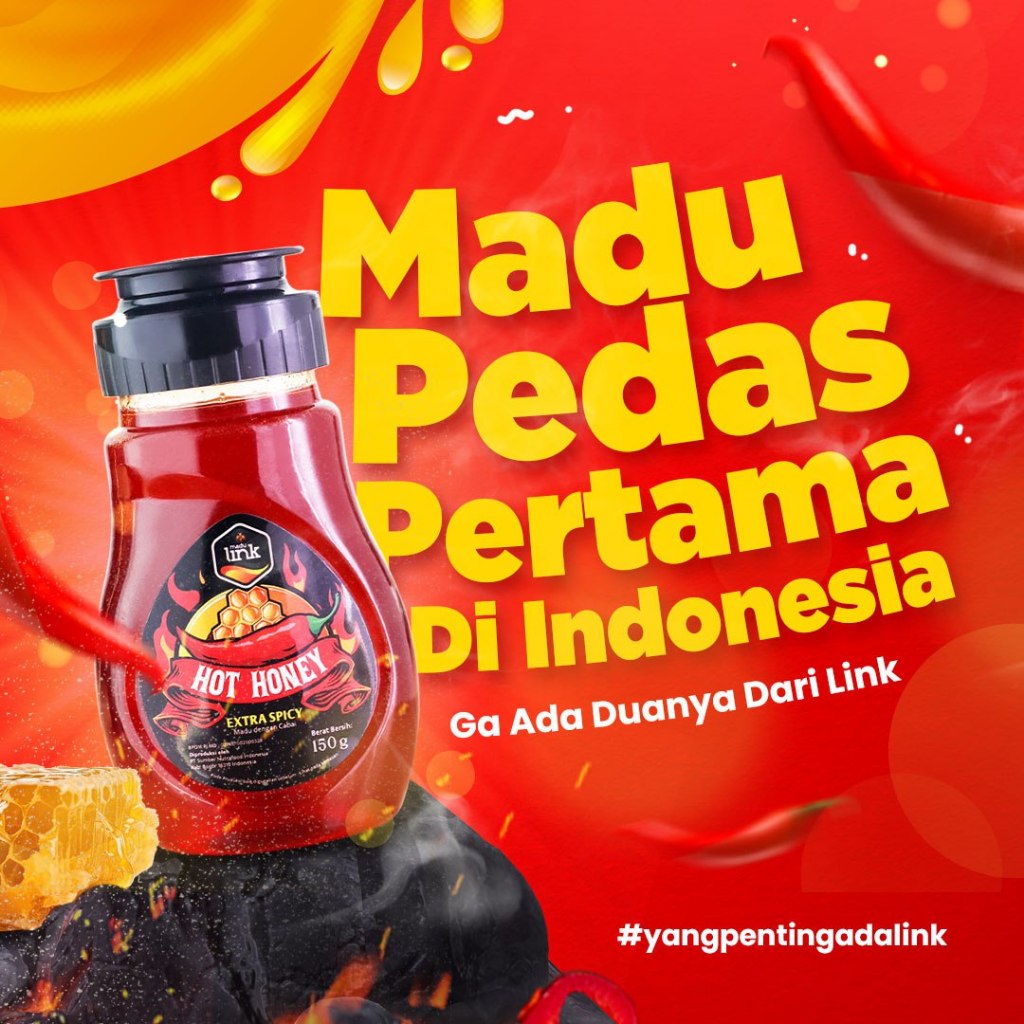 

LINK - Madu Pedas Extra Cabai Hot Honey Extra Spicy 150gr