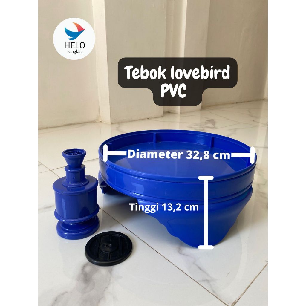 Ratoo Tebok Pvc Warna Untuk Alas Wadah Sangkar Kandang Kurungan Tempat Burung Lovebird Love Bird