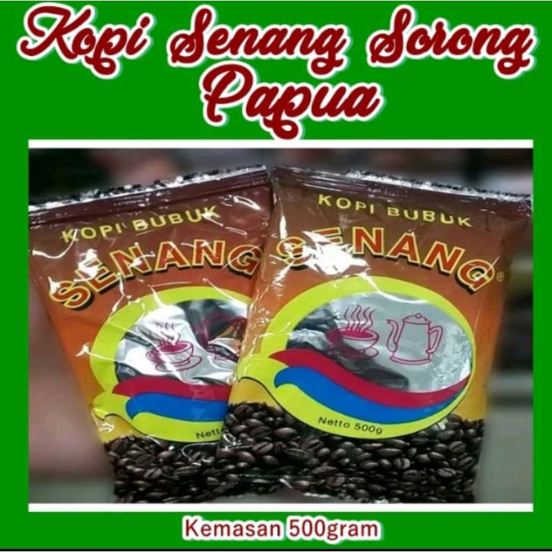kopi senang Sorong/kopi senang Papua/kopihitam/kopi robusta/oleh oleh papua