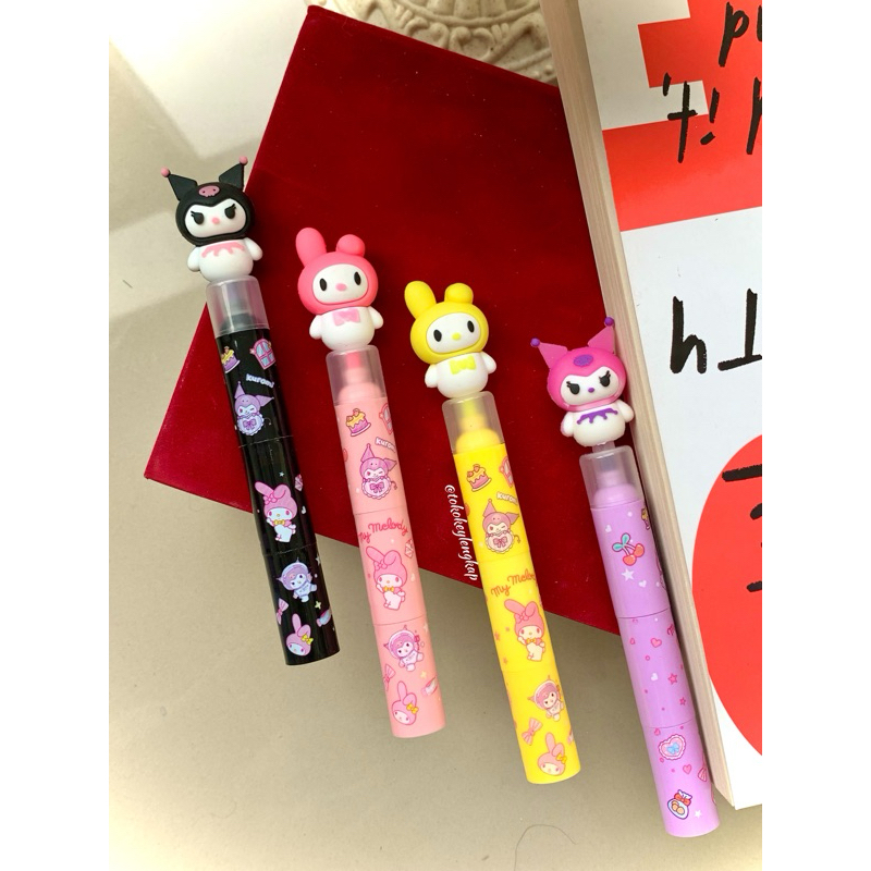 

KEY - Stabilo Sanrio Serbaguna Motif Lucu dan timbul Kuromi Melody