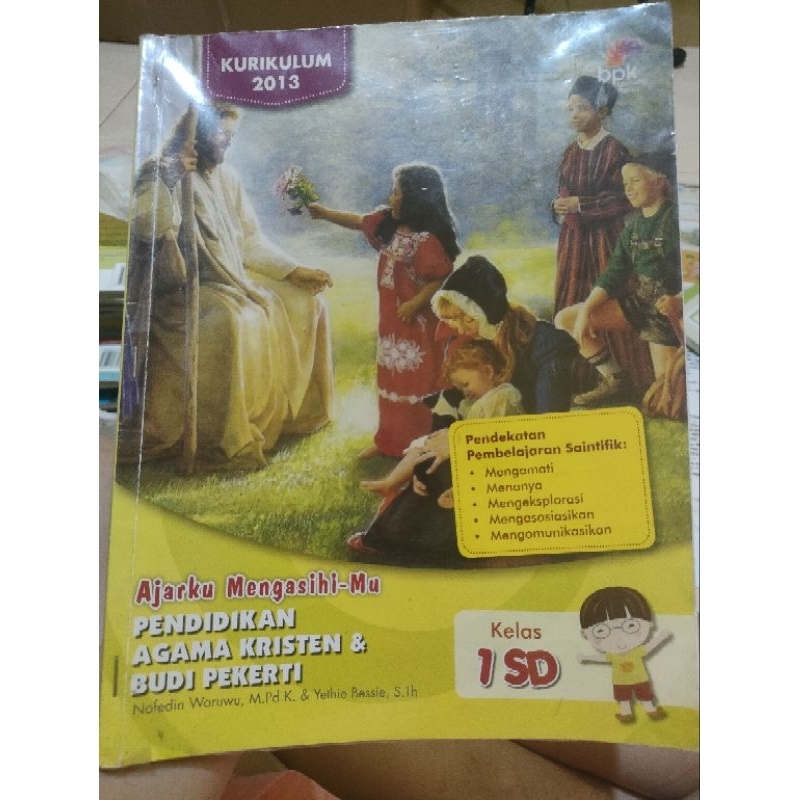 Buku agama / Buku Pendidikan Agama Kristen dan Budi Pekerti / Buku Agama Kristen / Buku kelas 1 SD /