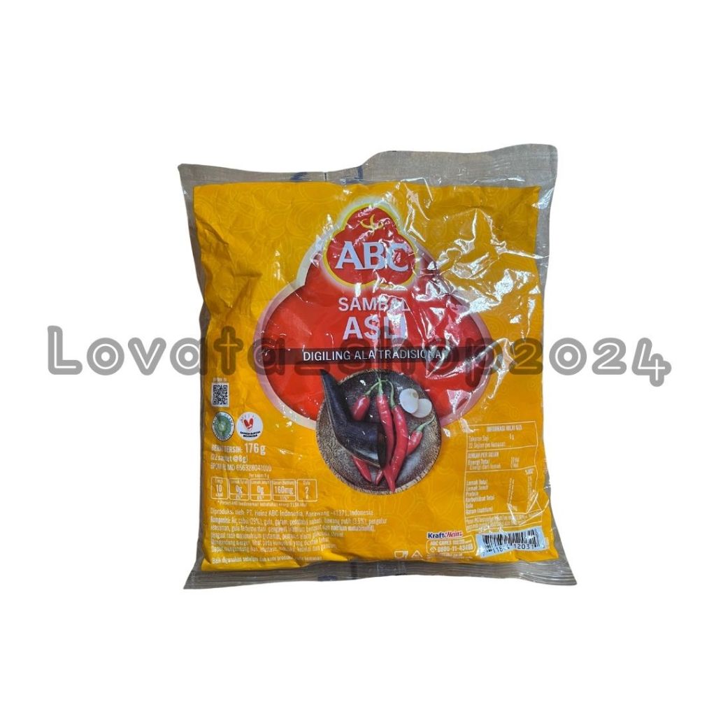 

Saus Sambal ABC 176 g (22 sachet)