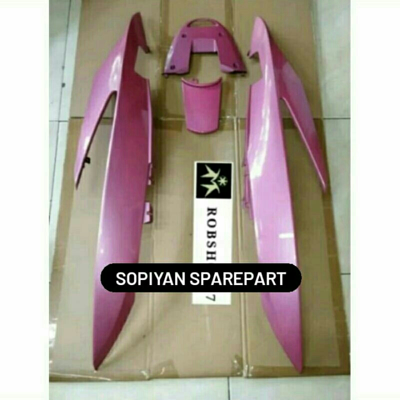 COVER BODY SAMPING HONDA VARIO 110 KARBU PINK