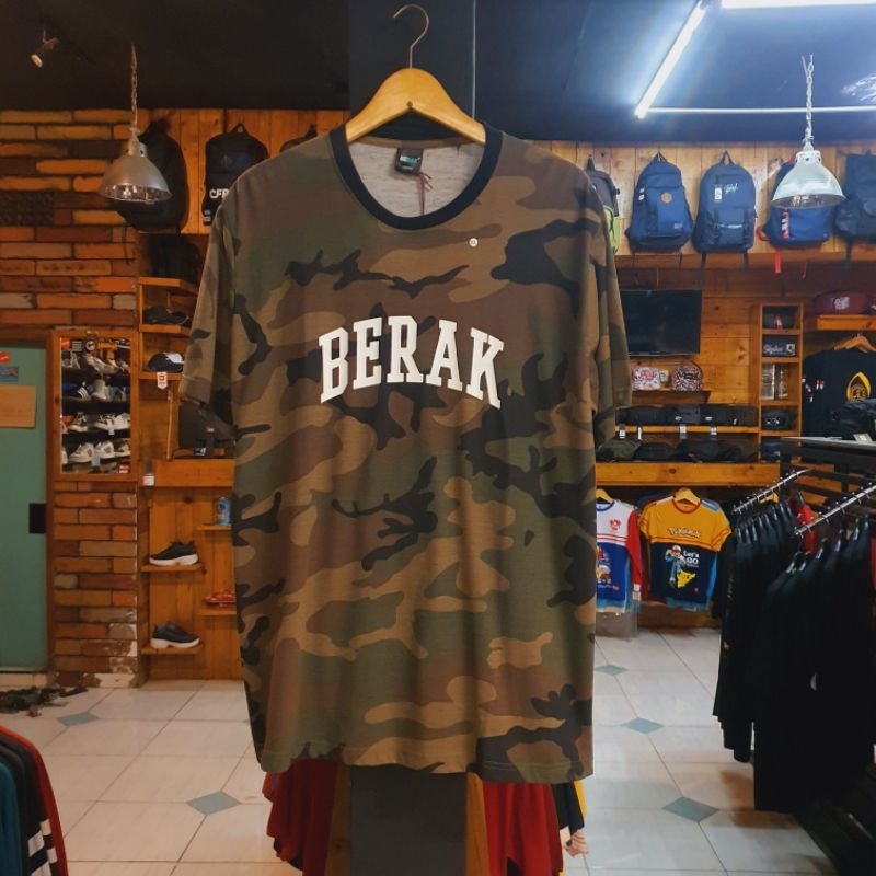 Tshirt BERAK original brand - kaos pendek BERAK army terbaru simple distro
