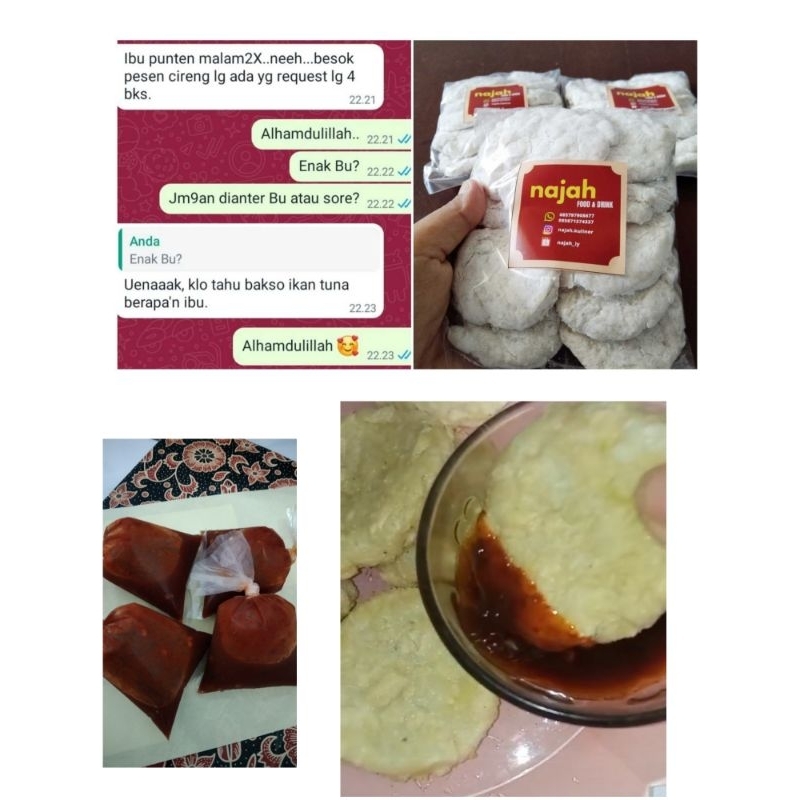 

Cireng Ikan + Bumbu cireng yg menggoda|| enak gurih wangi || isi 10