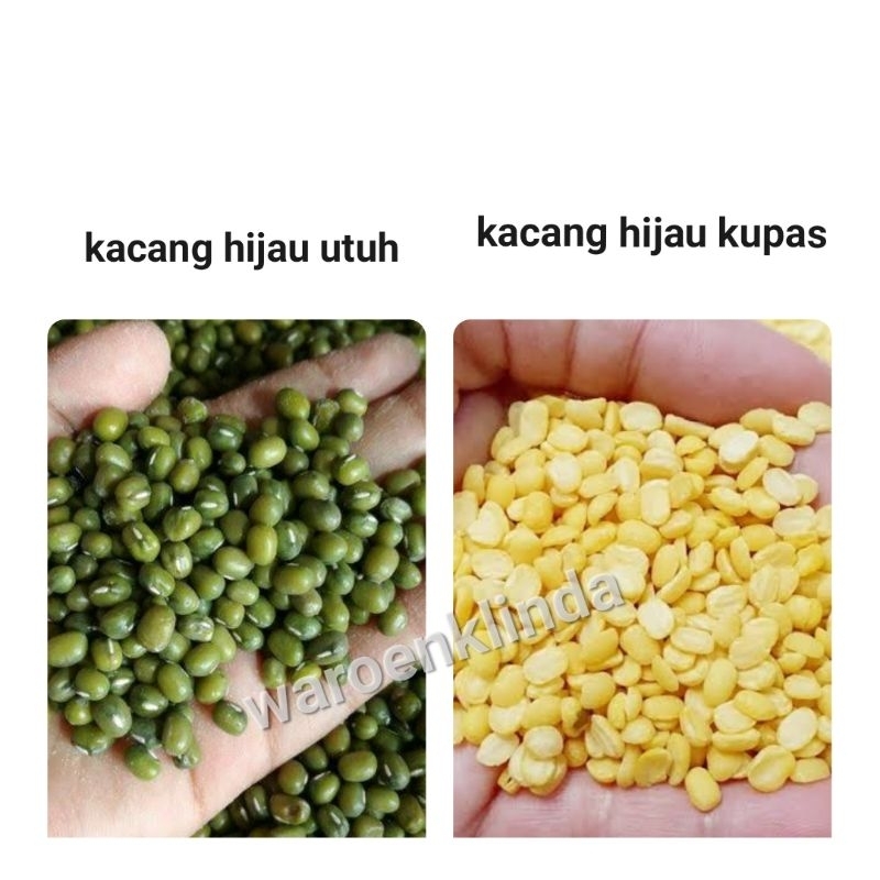 

KACANG HIJAU UTUH / KACANG HIJAU KUPAS per 250gram