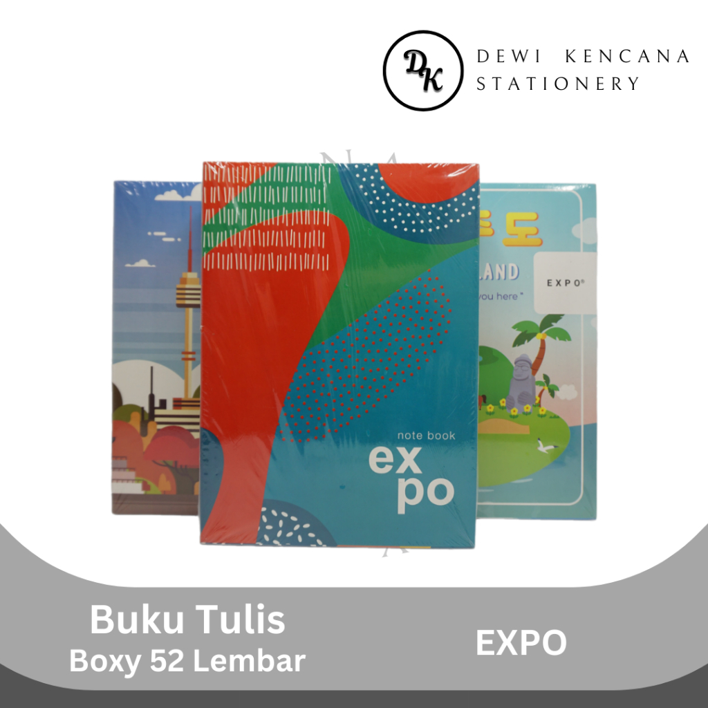 

Buku Tulis Campus Boxy 52 Lembar EXPO 1 Pak Isi 10 Buku