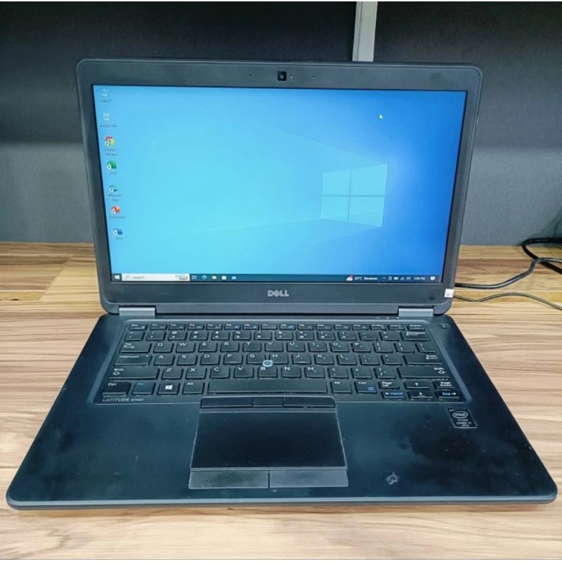 Laptop Dell latitude E7450 core i7 8Gb 256Gb bekas mulus normal
