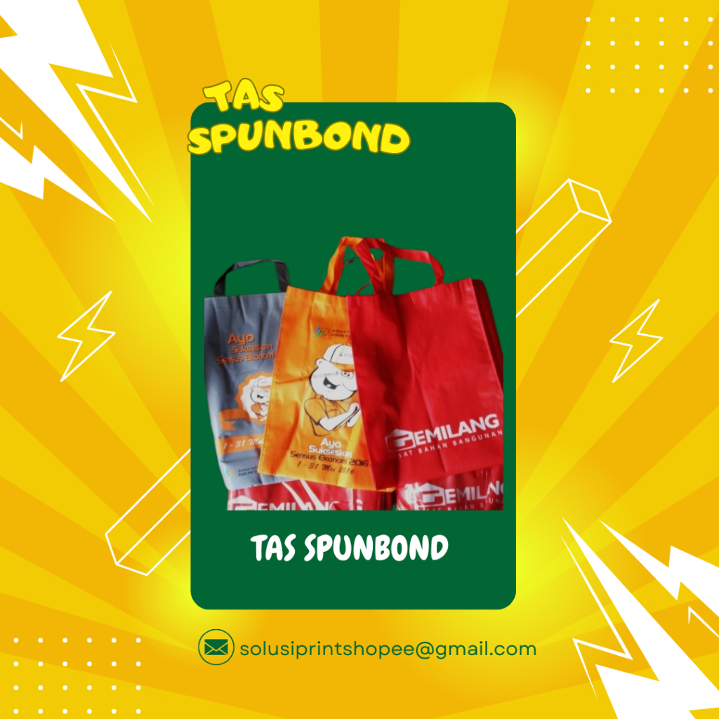

Tas Spunbond berkualitas dan tahan lama