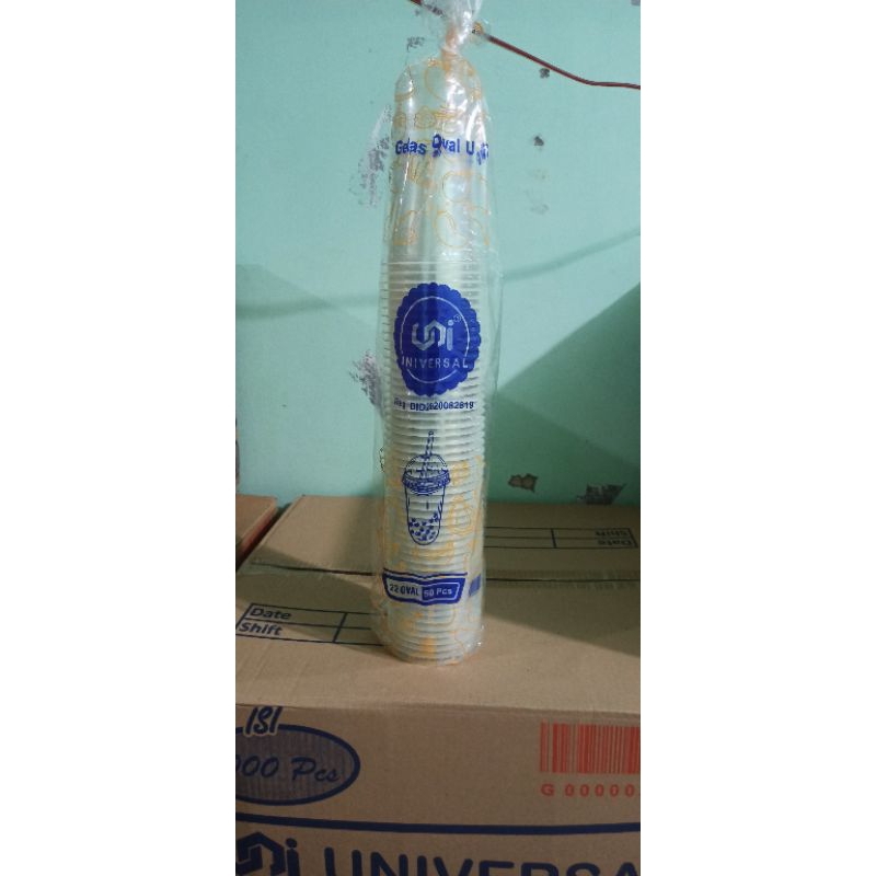 

2Xbtygneal Sakha Snack ) Gelas Universal 22 Oz Oval (Cocok Untuk Teh, Jus, Kopi, Pop Ice)