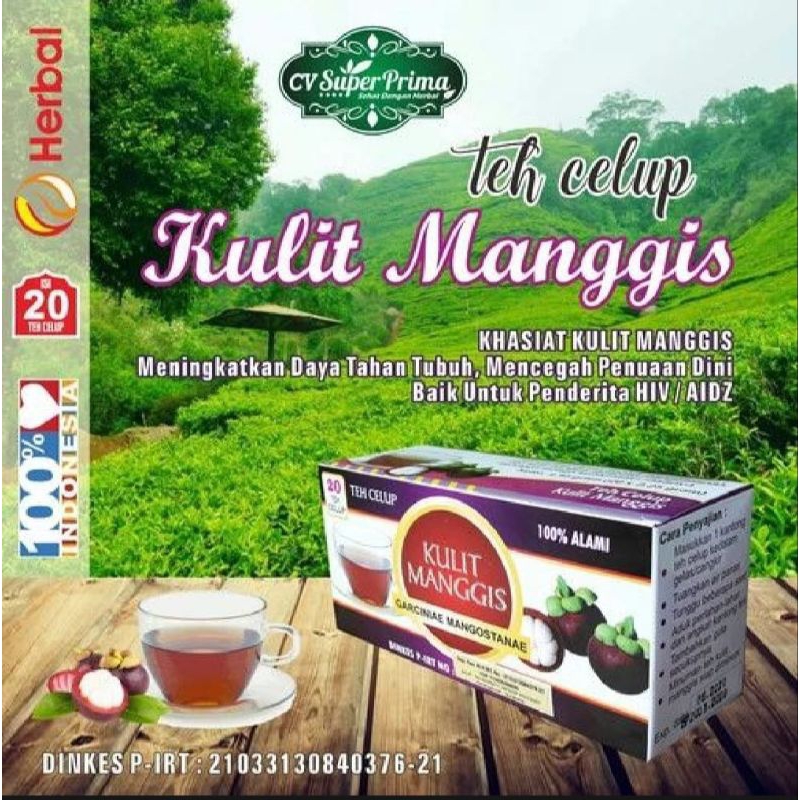 

TEH CELUP KULIT MANGGIS. TEH HERBAL