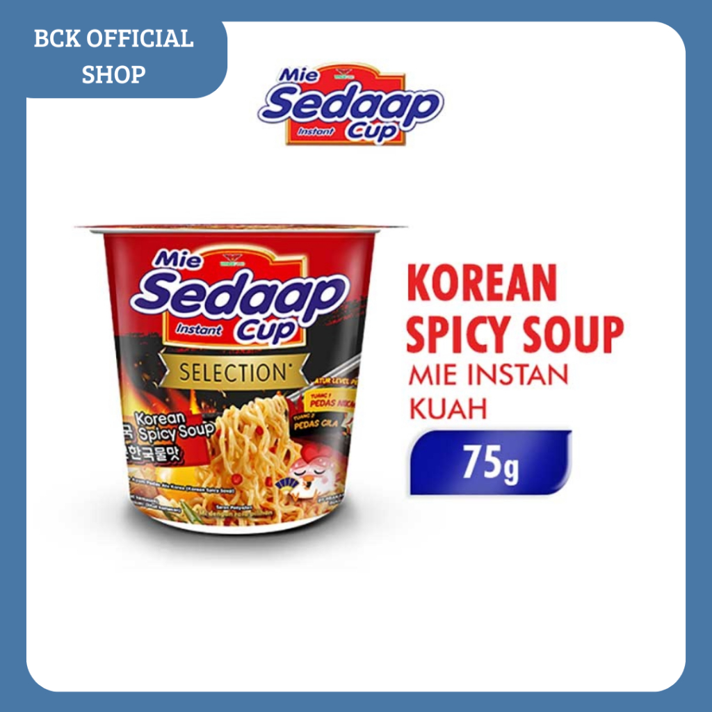 

Mie Instan Mie Sedaap Cup Korean Spicy Soup 75gr