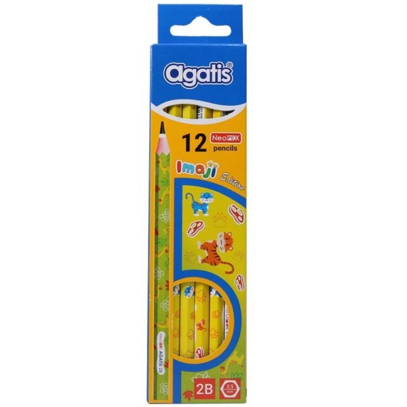 

TBMO PACK AGATIS NEOPEX HEXAGONAL GRAPHITE PENCIL 2B IMAJI WILD 12PC