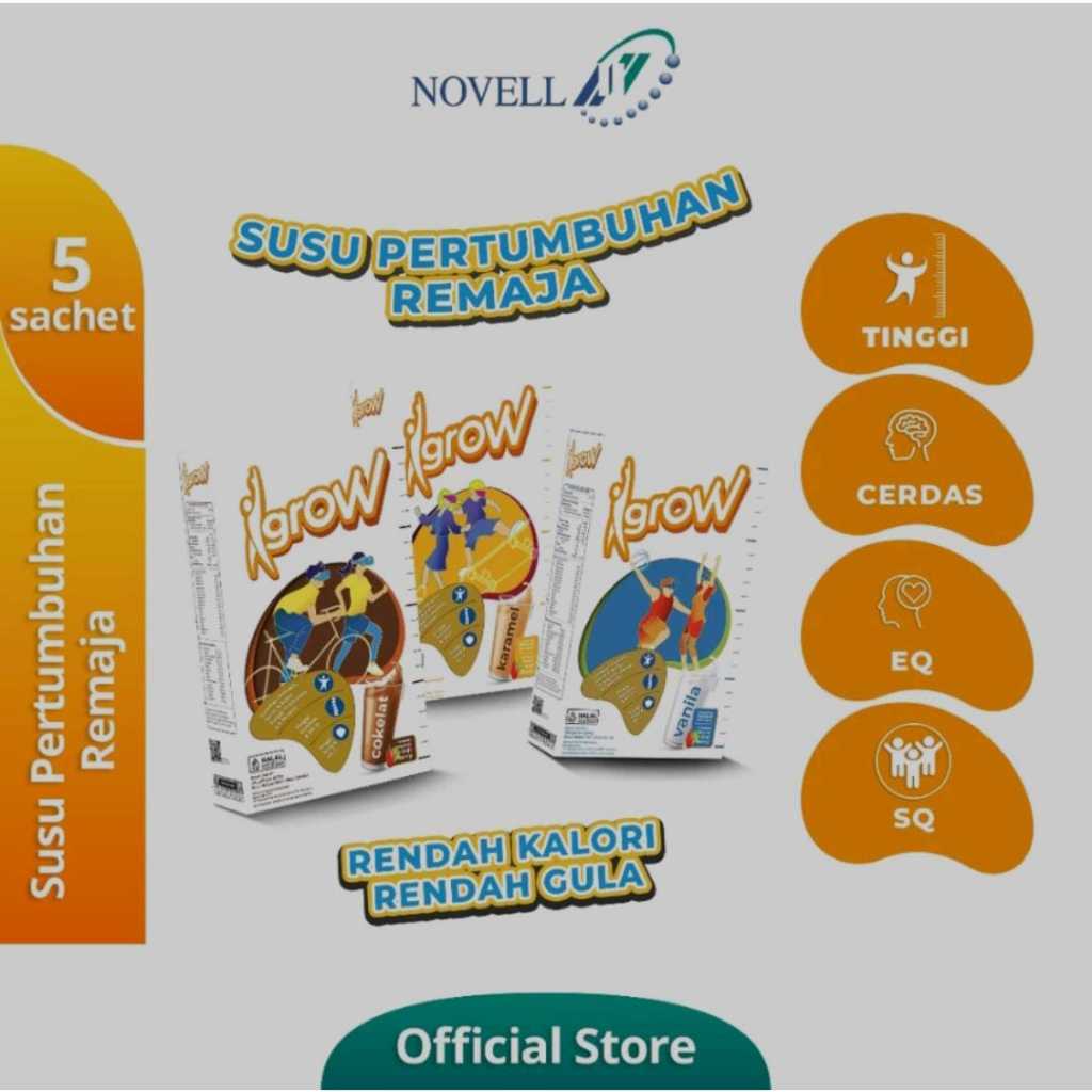 

Igrow – Susu Pertumbuhan Remaja – Vanila