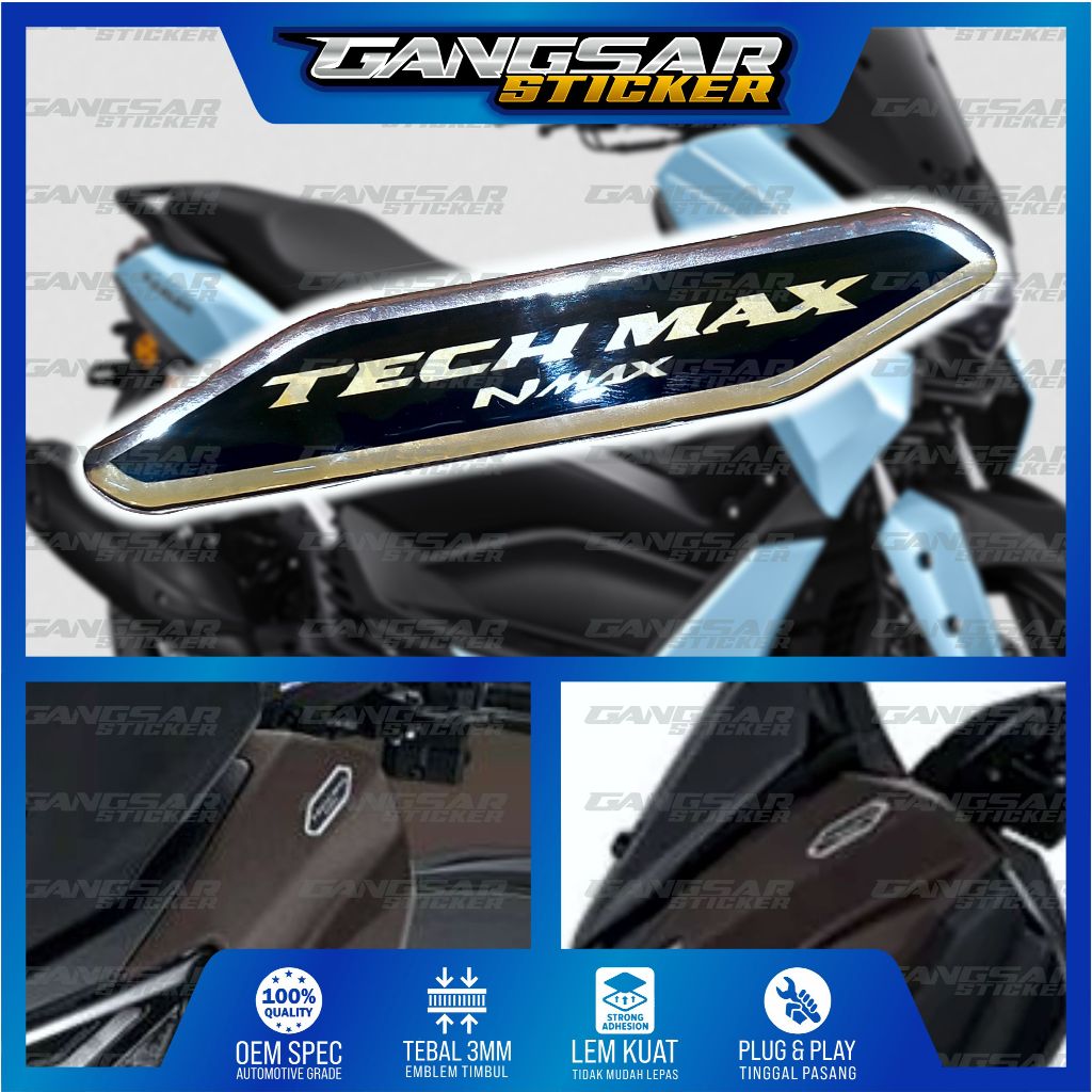 emblem tech max yamaha nmax | emblem yamaha nmax max tech max | emblem tech max nmax turbo