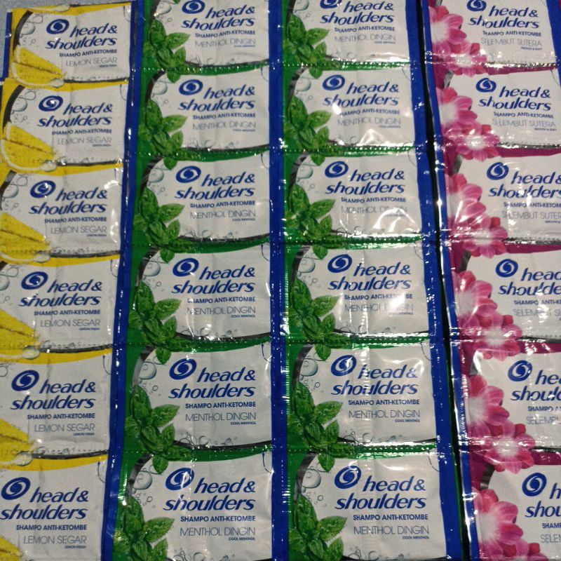 SHAMPOO SACHET HEAD & SHOULDERS 1 RENCENG
