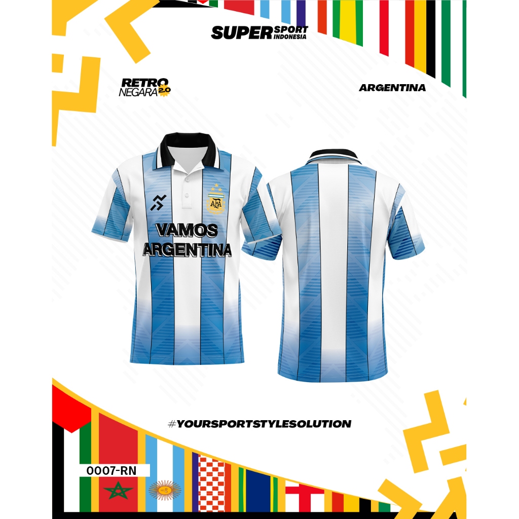 Retro Jersey Argentina - Exclusive Design
