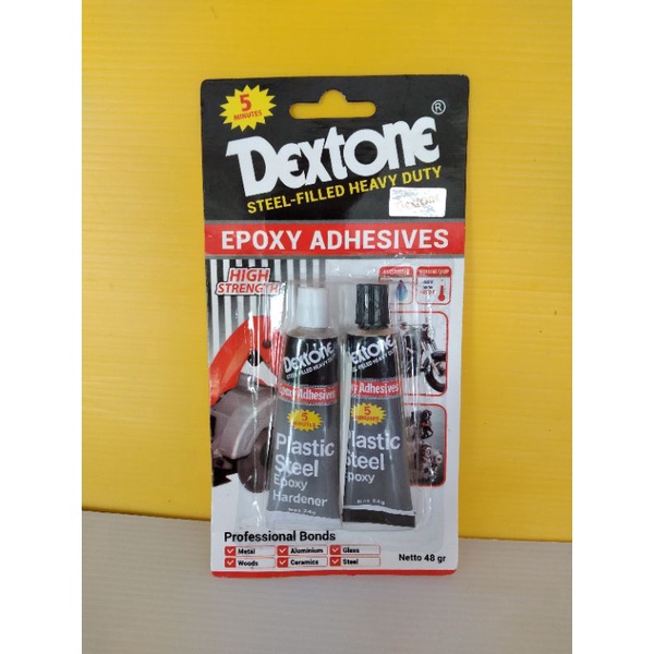 

DISCOUNT lem besi dextone 5 menit lem epoxy lem campur 48gram