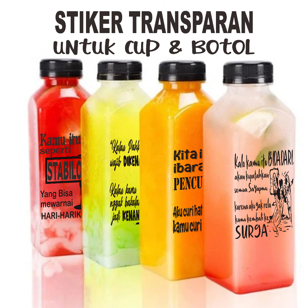

STIKER TRANSPARAN KATA KATA 4 KARAKTER