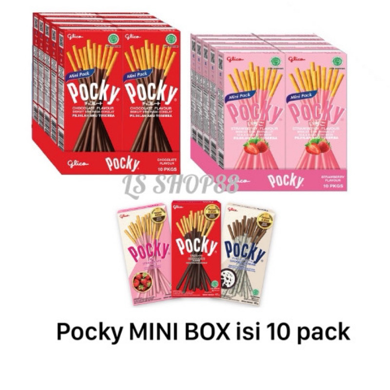 

POCKY Mini Box // Glico POCKY Mini Box isi 10 pack