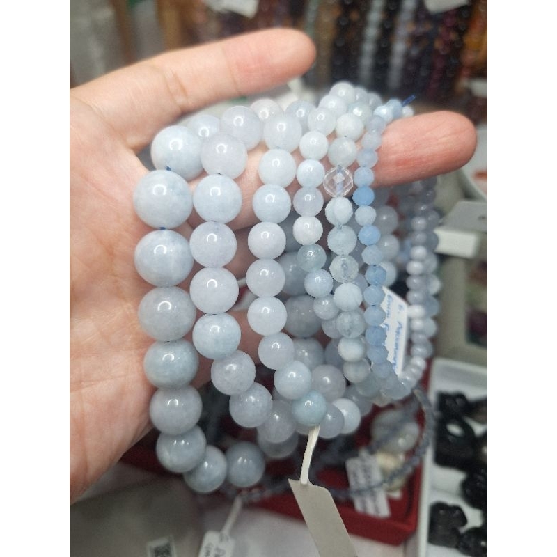 Gelang crystal aquamarine