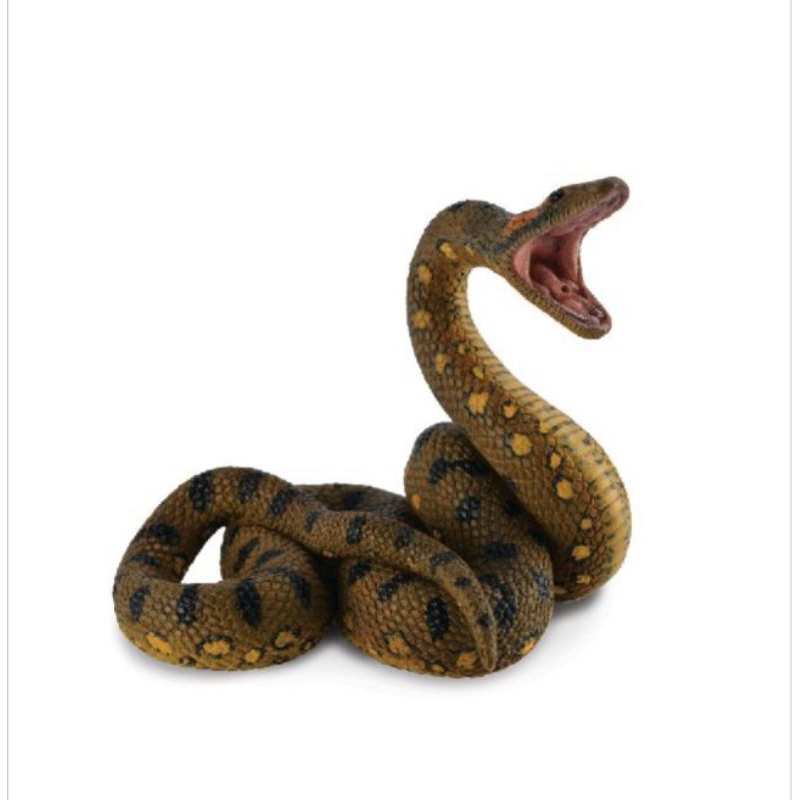 Collecta 88688 Green Anaconda Ular Anakonda Mainan Animal Figurine Figure Binatang Miniature Edukasi