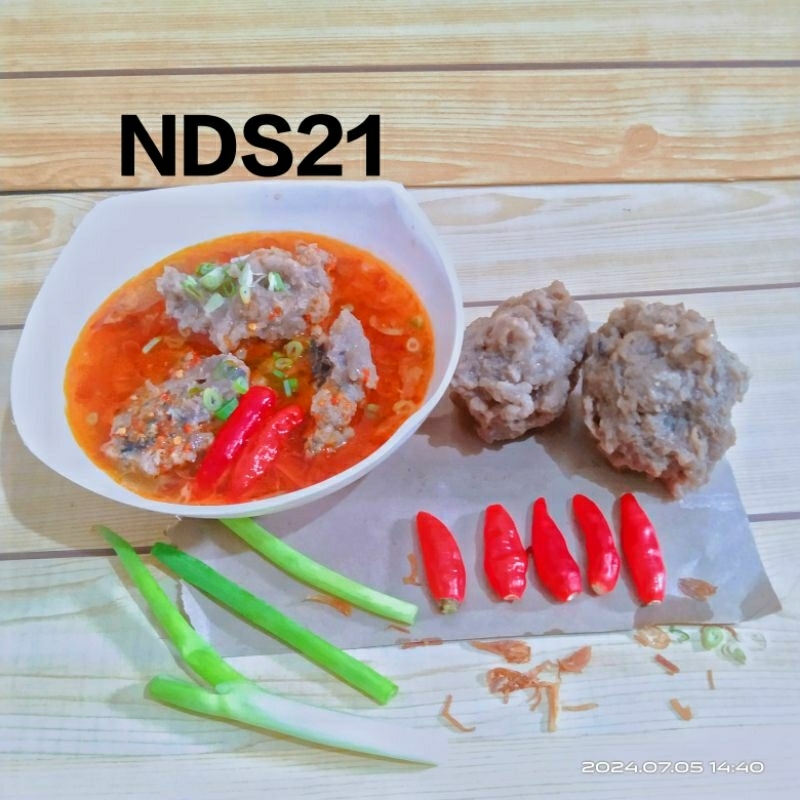 

baso isi 2 kuah merah baso ikan khas malingping baso ikan tongkol