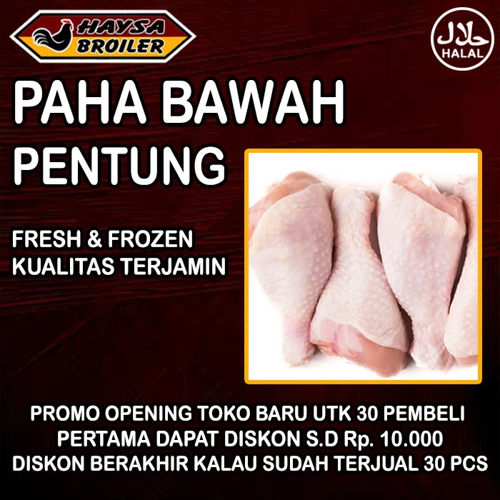 

Paha Bawah Ayam Pentung Ayam