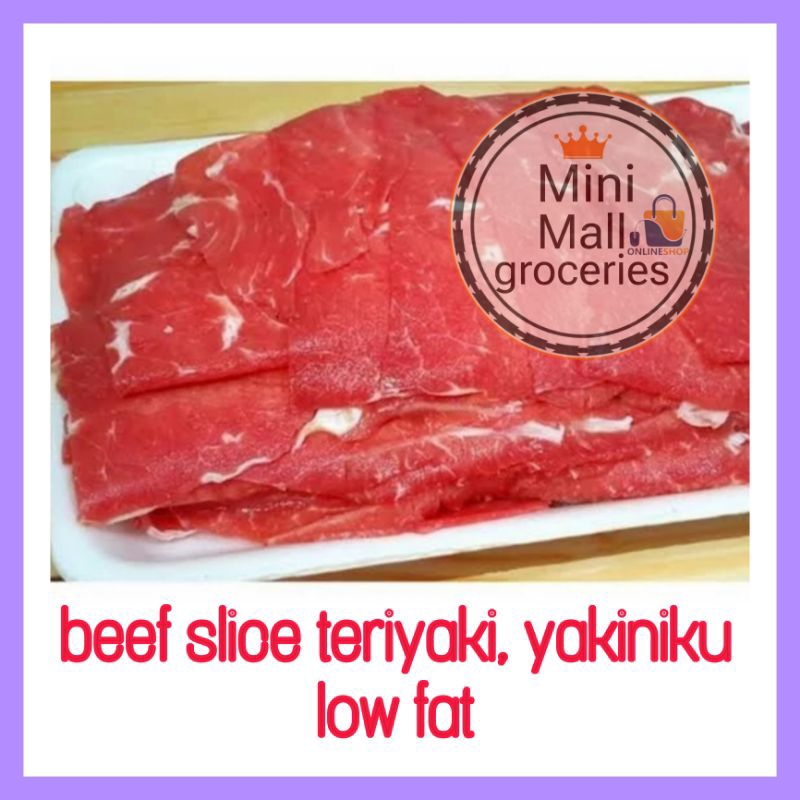 

daging slice / beef slice teriyaki/ yakiniku / lowfat
