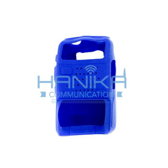READY STOCK Silicon Case HT UV5R Biru Sarung Karet UV5R UV5RA Baofeng Verxion