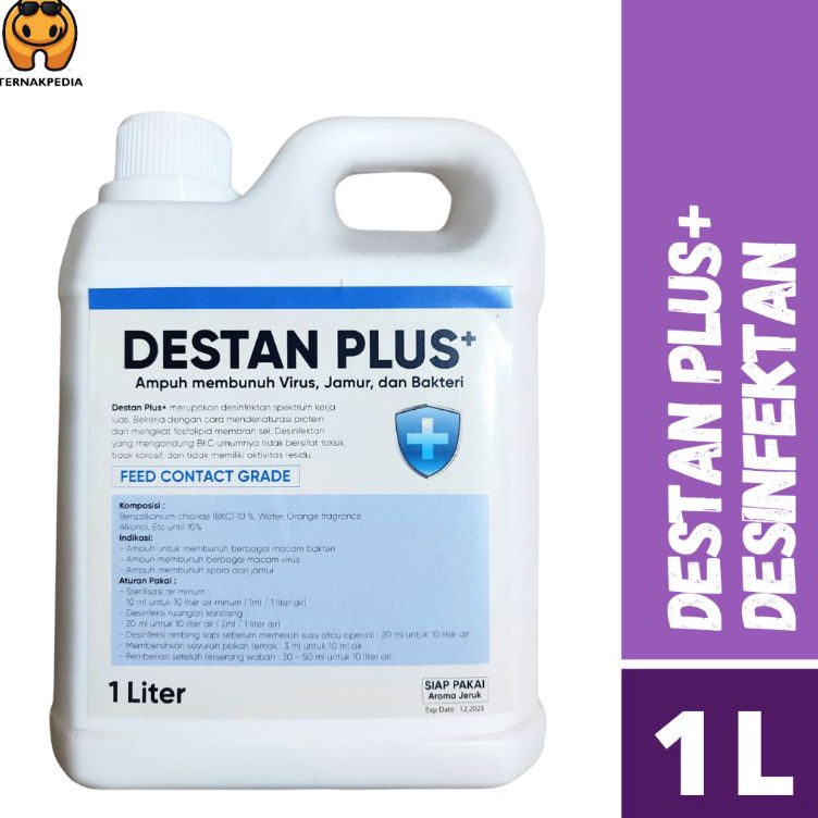Produk Terkeren  Desinfektan Kandang 1 Liter  Desinfektan BKC 1 Aroma Jeruk Desinfektan Anti PMK  De