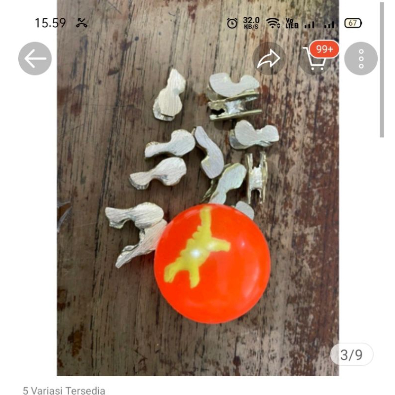 Bola bekel jumbo mainan jadul (+ 5 biji bekel)