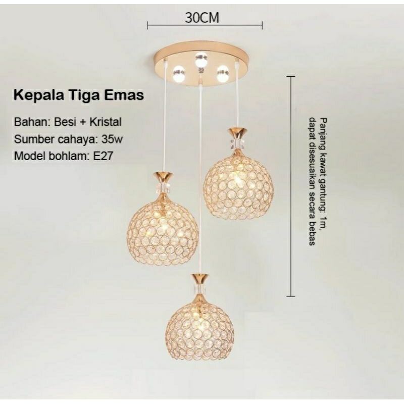 lampu gantung / lampu plafon / lampu gantung minimalis / lampu minimalis