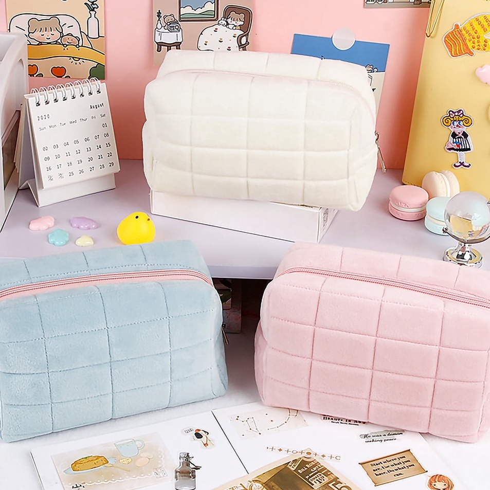 

Big Deal Tempat pensil lucu tas kecil kapasitas besar pensil warna macaron tas kosmetik tempat pensil mewah tempat pensil siswa kreatif