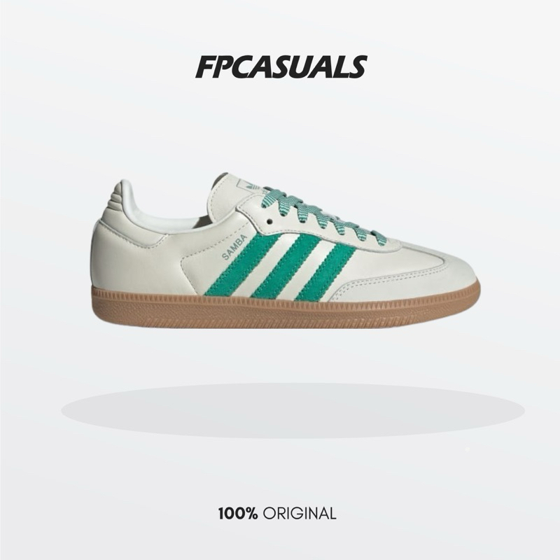Adidas Samba OG Off White Court Green Hazy Green BNIB ORIGINAL Resmi JI3906