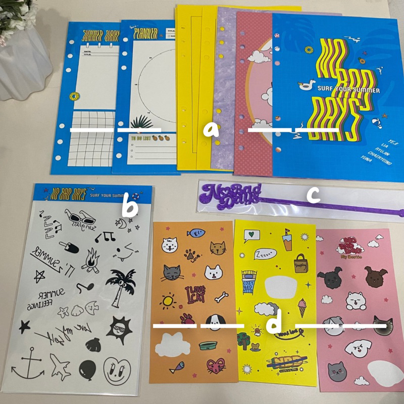 no bad days itzy merch tatto july june may