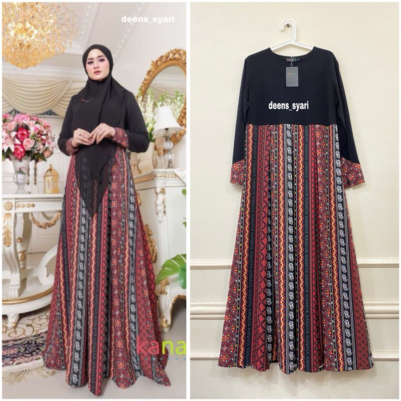 Gamis Black Kanaya Boutique