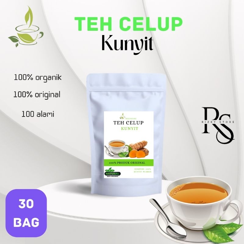 

TEH CELUP KUNYIT ISI 30 BAG
