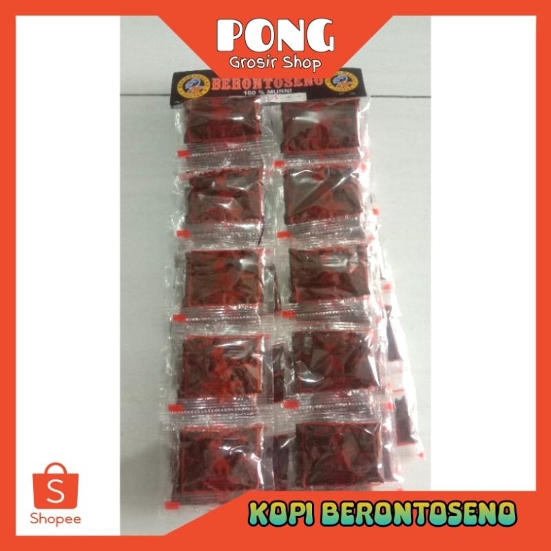 

Kopi Sachet BERONTOSENO brontoseno Robusta Sachet Renteng isi 50 pcs