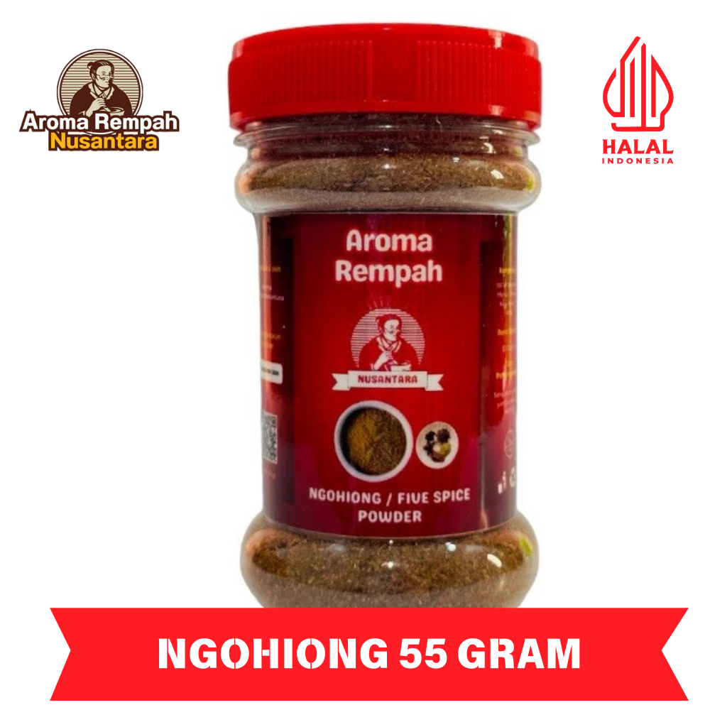 

Aroma Rempah Nusantara - Ngohiong Bubuk 55gr - Bumbu Masak Dapur Five Spices Powder Premium Murni