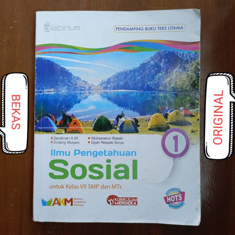Buku Pembelajaran Ilmu Pengetahuan Sosial IPS Kelas 7 VII 1 I SMP Penerbit Platinum Tiga Serangkai K