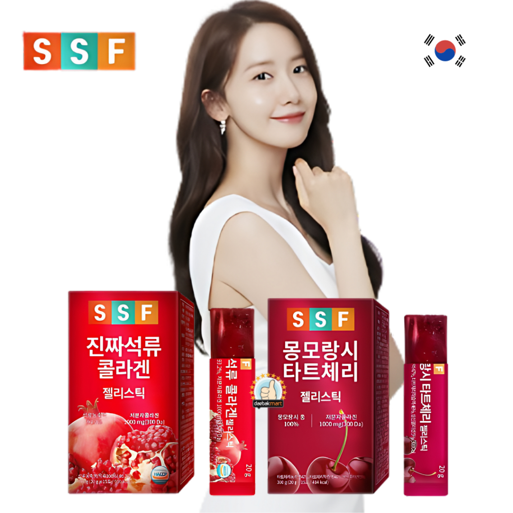 SSF Collagen Jelly Stick Korea Pomegranate & Tart Cherry Low Molecular Fish
