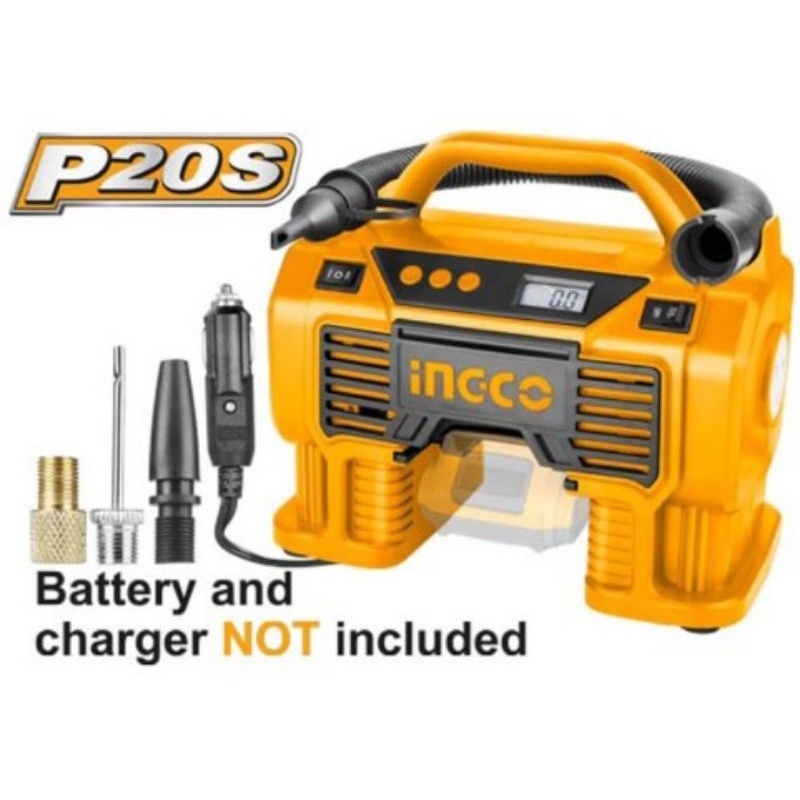 INGCO - CACLI2002 (P20S TRUCK MINI COMPRESSOR 160 Psi)