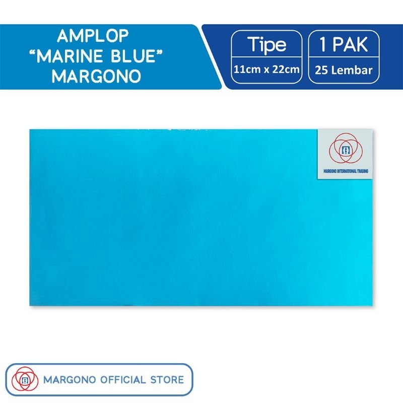 

Margono Amplop Warna Marine Blue - 25 Lembar