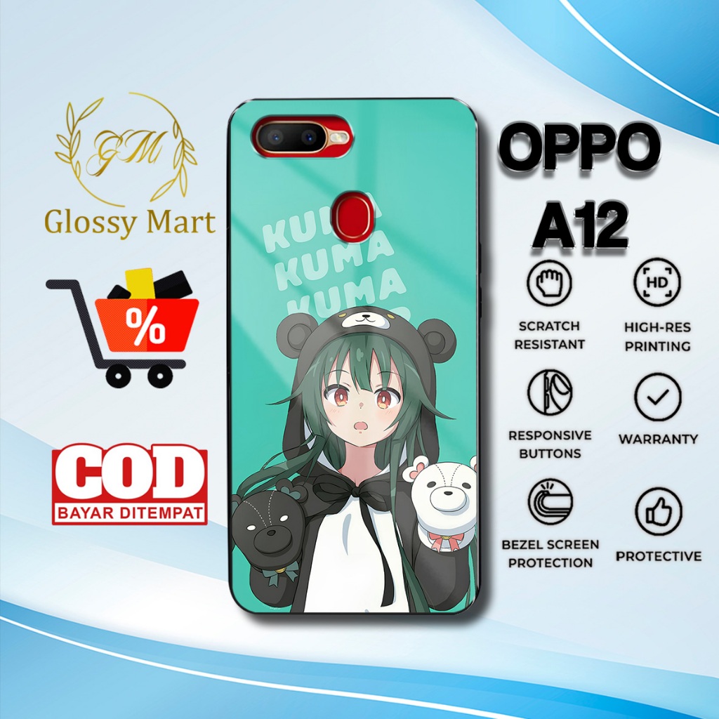 Case Oppo A12 Terbaru - Casing Oppo A12  - Motif Kawai girl anime - Hardcase Premium Glossy - Softca