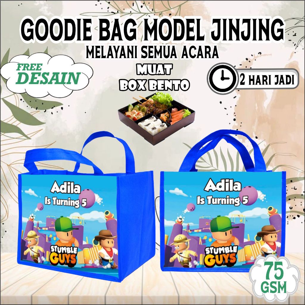 

TAS BENTO ULTAH/tas hampers ulang tahun anak/tas ulang tahun full colour/tas souvenir ulang tahum/ hampers/tas murah