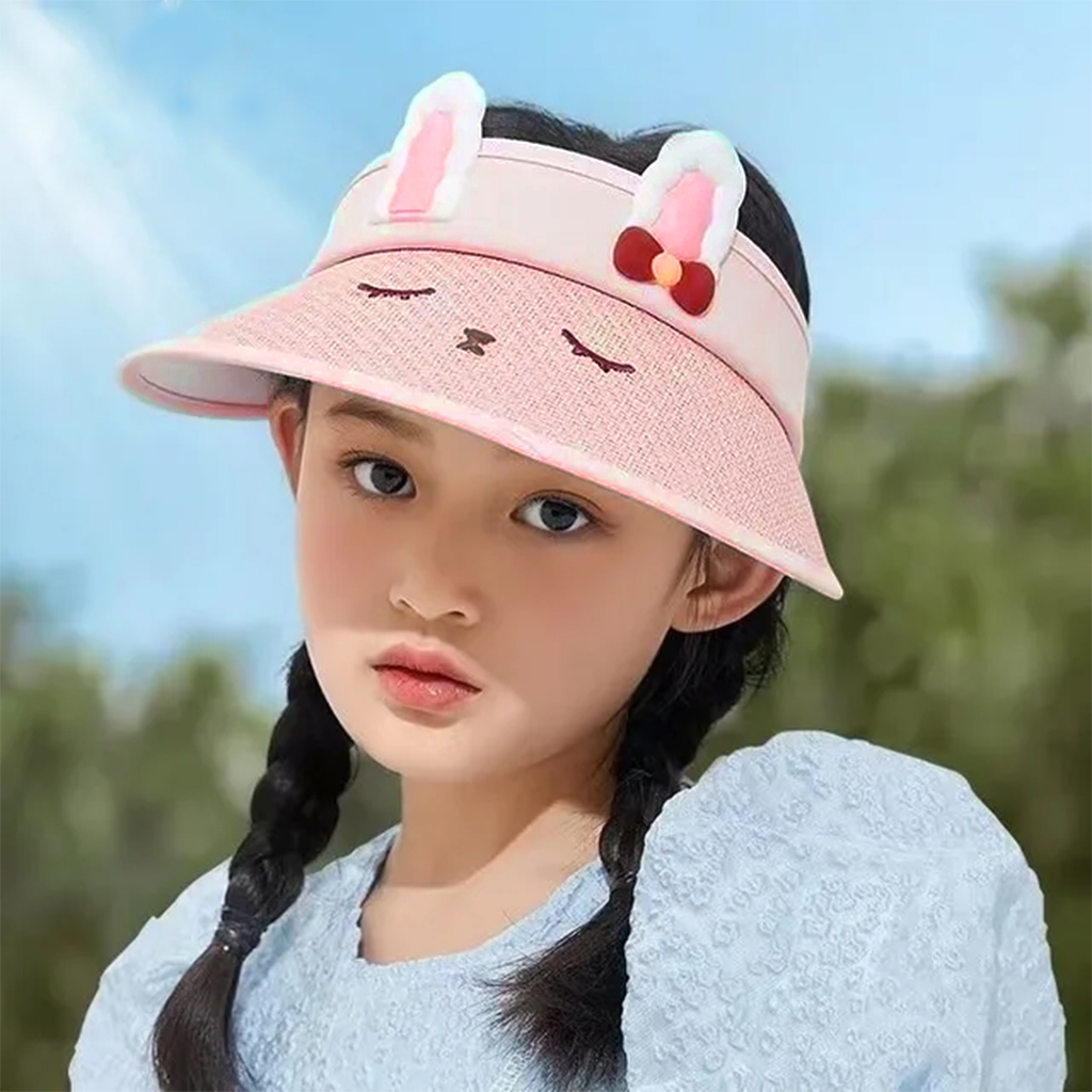 Dinasty Cibby Mini Baby Rotan Character Hat/Topi Pantai Anak Perempuan C-30