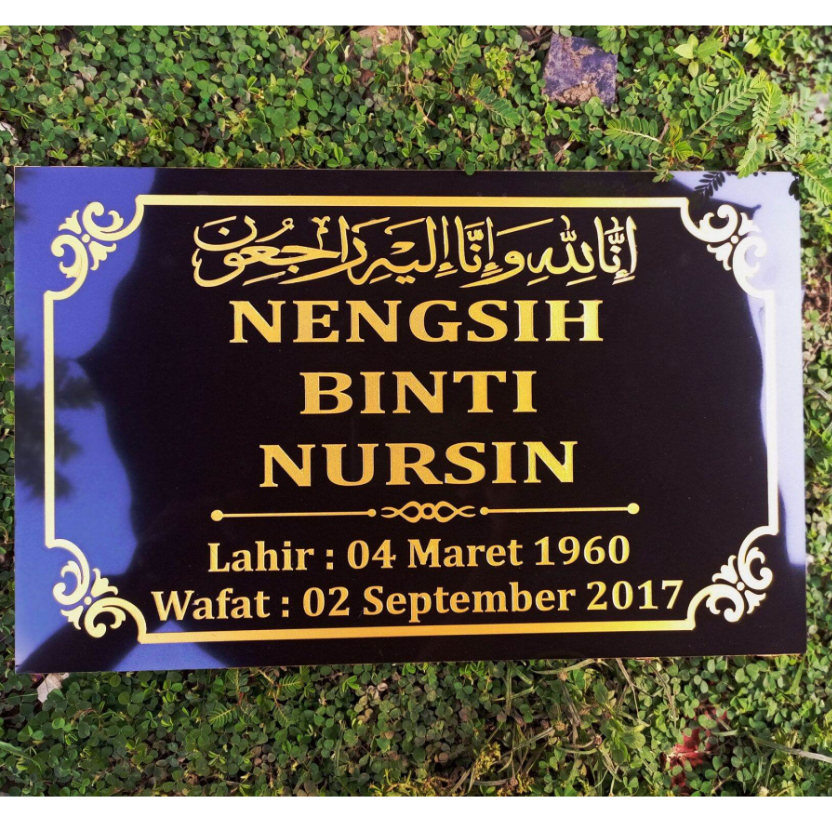 BATU NAMA NISAN GRANIT UKURAN 30X20
