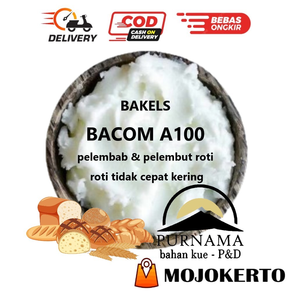 

BAKELS BACOM A100 1KG GEL PELEMBAB ROTI PELEMBUT PENGEMPUK DONAT BAGEL PASTRY IMRPOVER CONDITIONER