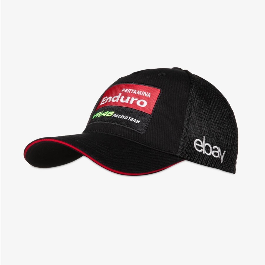 Pertamina Enduro VR46 Racing MotoGP 2024 Team Trucker Cap. Topi Unisex Pria Wanita